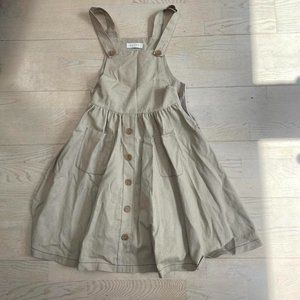 Olive Womens Cream Dress